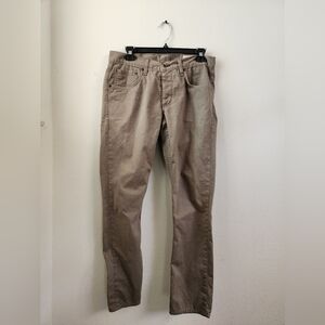 Rag & Bone Men's Standard Issue Fit 2 Slim Leg Distrsd‎ Grey 100% Cotton Size 30